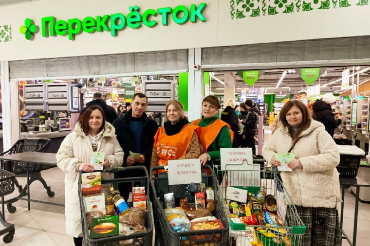Более 6 тысяч килограммов продуктовой помощи собрано в Татарстане в дни проведения благотворительной акции «Корзина доброты»