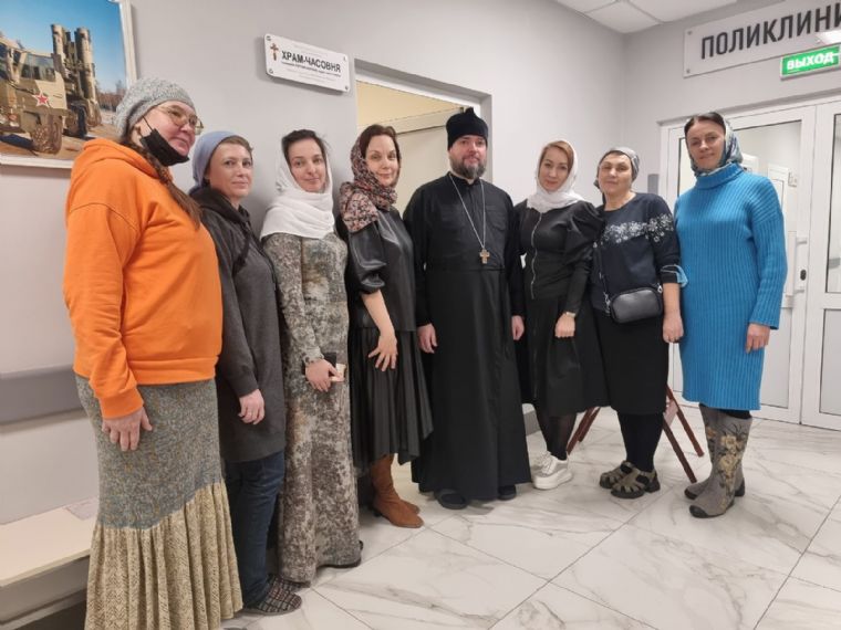 В военном госпитале в Казани регулярно совершаются богослужения